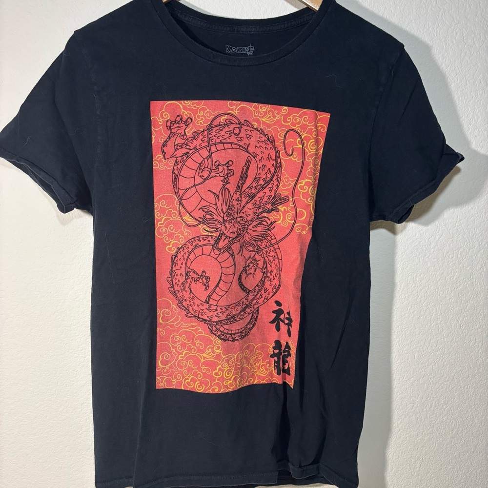 Black and Red Dragon Ball Z Graphic Tee shirt.